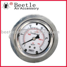 NEW STAINLESS STEEL OIL LIQUID FILLED PRESSURE GAUGE